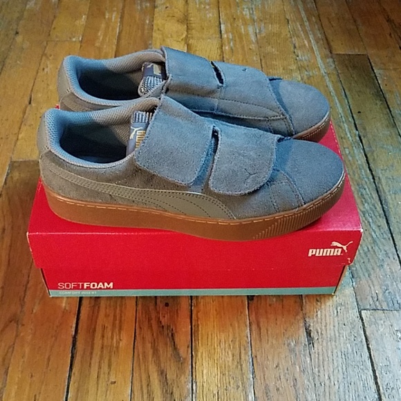 Puma Shoes - PUMA Vikky Platform V, Smoked Pearl